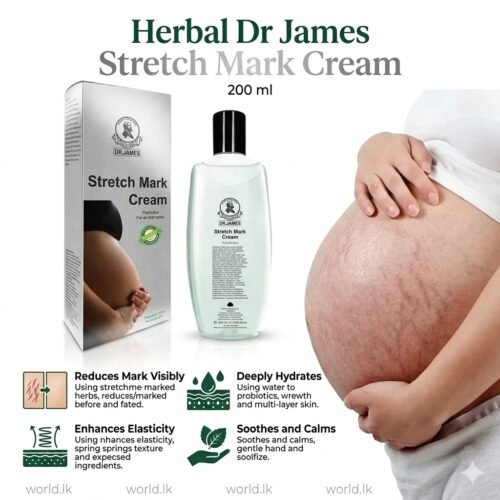 1 (5) Herbal Dr James Pregnancy Stretch Mark Gel Cream 200 ML drsm Made in Thailand