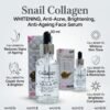 Snail White Collagen WHITENING, Swfs Anti-Acne, Brightening, Anti-Ageing Face Serum