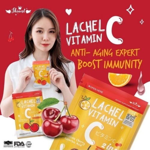 3ab6cda745c4876f5d2c0ea461296d57.jpg CHERRY Lachel (60 Capsules) High Vitamin C, E, A, from 2 in 1 Lvc Acerola , Ascorbic AcidFor Dietary Supplement Product with Whii*tening