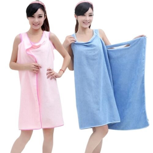 4330e165e9b802b1c4a3a3e0075f6ab0.jpg Smart Bath Towel Quick Dry Microfiber Body Wrap Absorbent Wearable Bathrobe for MEN and Woman Robe Spa comfortable BWT Wash Clothing Beach Dresses Wrap Skirt Bedding