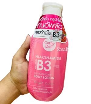 74c6a87aca84952933fd72d7e9c1ceff.jpg Thailand Cathy Doll Niacinamide Vitamin B3 Glutathione (CDB3) Bright Sakura Whiite*ning Body Lotion 150 ML