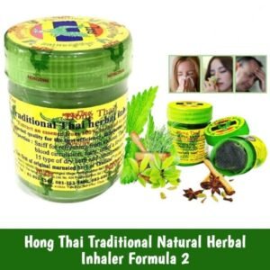 a763295a2bb4c523af8fce27549bcd66.jpg Thai Herbal Traditional Nasal Inhaler HCHI Hongthai Brand Compound Formula 2 Relief from Congestion Soothes Headaches/Migraines