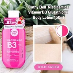 c6b800956e4b0aa81a0cfe93c5216d7c.jpg Thailand Cathy Doll Niacinamide Vitamin B3 Glutathione Whitening Lotion