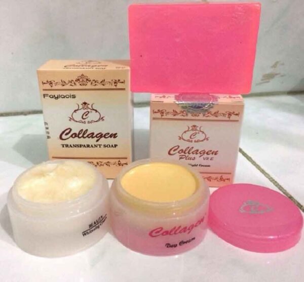 Collagen Plus Day And Night Cream FREE SOAP with Collagen Plus Vit E Day & Night Cpve Cream Full Set