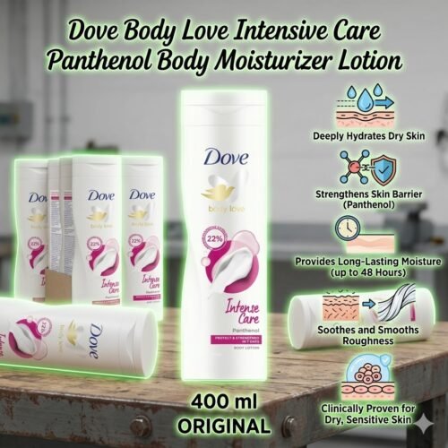 020002adfd6c226f52c54c8f67126235.jpg 400 ML Original Dove Body Love Intensive Care Panthenol Body Moisturizer Lotion dbic