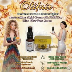029301a102f243b49362d3fe92dd29ba.jpg Genuine OLIFAIR Radiant Effect pearls saffron Night Cream with FREE Day Ultra Glow Face Serum Orec
