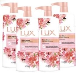 450ML LUX Shower CREAM [luds] Dewy Sakura Fragranced Floral 2X Moisturizing Body Wash