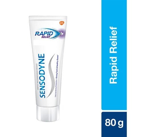 SENSODYNE rese Sensitive Toothpaste Rapid Relief - 80 gm
