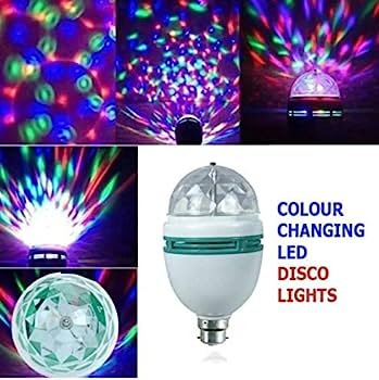 RGB Led Bulbs Mini (lbm) Party Light Dance Party Lamps 3W Auto Rotating DJ Stage Disco Christmas Lighting Color Bulb