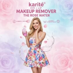 KARITE Eye + Lip Waterproof Makeup Remover the Rose Water kmrw 180ml
