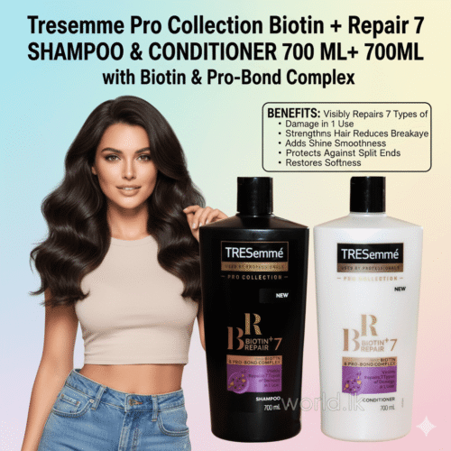 Tresemme Pro Collection TBRS Biotin + Repair 7 SHAMPOO & CONDITIONER 700 ML+ 700ML with Biotin & Pro-Bond Complex