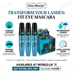 1 Kiss Beauty® FIT Eye Mascara Curling + Waterproof 24-Hour Fipm