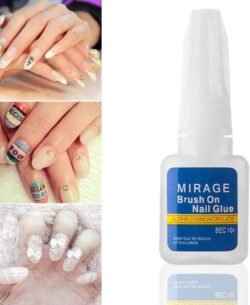 Miss Variety Mirage (mng0) Brush On Nail Glue for Artificial Nails with Instant Dry 10g