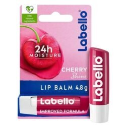 12a9c7f619639d3c36d4db9856f1200a.jpg Natural Cherry Shine GERMANY LABELLO Lip Balm with Soft lab4 Red Shine and Shimmer Pigments
