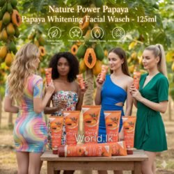 Nature Power Papaya Whytitening Facial Wash - 125ml nppw Rich in Vitamins & Antioxidants