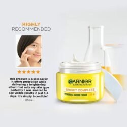1609dc71734e04be8cd0bbb1cac95e34.jpg GARNIER (uvdc) Skin Naturals Bright Complete Vitamin C Serum UV CREAM, Day CREAM for Sun Protection Suitable for all Skin Types 45g