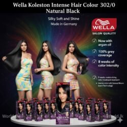 16fbed76d3e6c246fe721a4129b46834.jpg Wella Koleston Intense Natural Black Hair Color 302/0 Silky Soft and Shine Made in Germany Wkhc