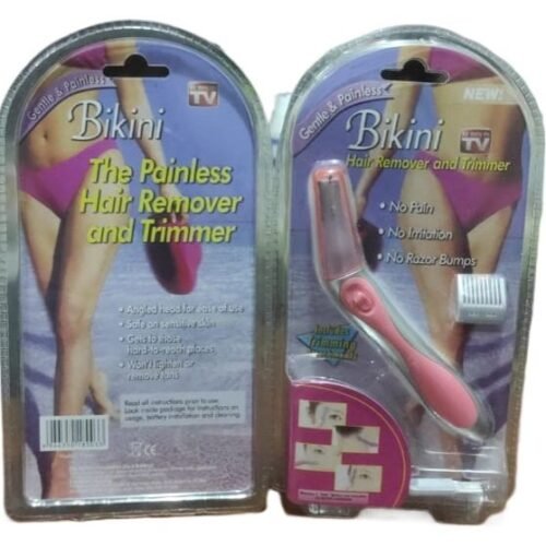 Painless Bikini Hair Remover / Trimmer Bht Non Rechargeable For woman’s bikini area. It is suitable for face, legs, underarms, almost anywhere in the body