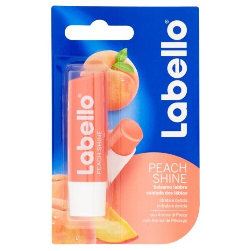 1812c38091c7f561e12b126a0832691a.jpg Enriched With Natural Oils GERMANY Labello Natural Peach Shine Lip Balm Labe Moisturizing Lip Care 4.8g Lip Balm