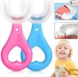 18348ef8c801d18f44a742eebbaf6a38.jpg CIBZ U Shaped (uskt) Toothbrush for Kids Manual WHITENING Toothbrush Silicone Brush Head for Kids Children Infant Toothbrush for 2-6 Years Mouth-Cleaning