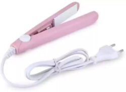 1946538725f0893d401360308b565902.jpg Make Time Mini (mhis) Hair Straightener Iron Mini Hair Straightener Brush Flat Iron Multicolor