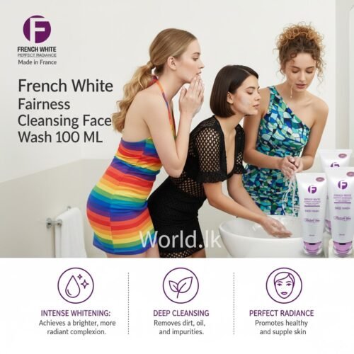 1961cc513cf70a1d5f2ca63b66f1531d.jpg FRENCH WHITE FACE WASH Fairness Helps Lightens Skin Complexion While Deep Cleansing 100 ML Fwfw Made In France
