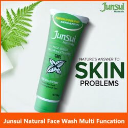 JUNSUI Natural Face Wash Cool jnfw 100g Whitening Fresh Cooling Sensation