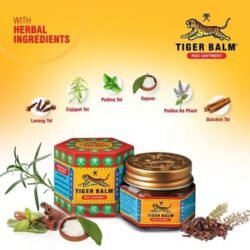 1a43b71d5ffd1ab79d896ad8b5d0a129.jpg Tiger Balm Red Ointment 21ml - timl Relief of Minor Muscle Pain