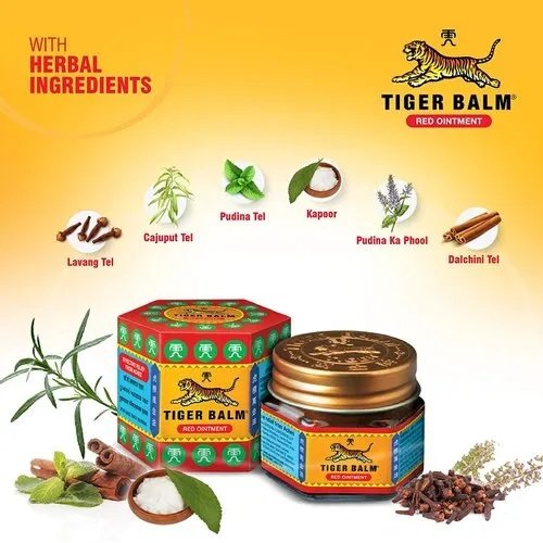 Tiger Balm Red Ointment 21ml - timl Relief of Minor Muscle Pain