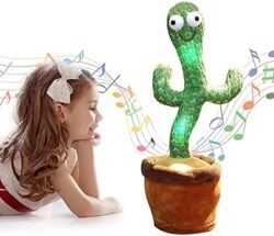 1b3df1bd06c0370a49094ba10cc5257d.jpg Large RECHARGEABLE Cactus Plush Dancing Toy Tree Singing (dtsc) Talking with Electric 120 Songs Dance and Twist Luminous Recording Learning to Speak Lighting Tongue