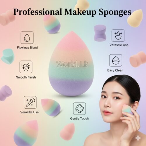 Professional Makeup Sponge Beauty Face Multicolor Puff psmp