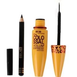 New Fashion A.D.S Maybelline (adse) Colossal Volum Express Smokey Eyes WATERPROOF EYELINER with Free Eye Brow Pencil