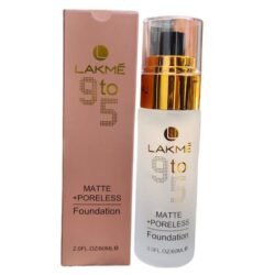 LAKME 9 To 5 Matte + Poreless Liquid Primer Foundation 60 ml lmfn