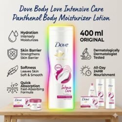 20bc1b64d7ce393c35681c25eedf01b5.jpg 400 ML Original Dove Body Love Intensive Care Panthenol Body Moisturizer Lotion dbic