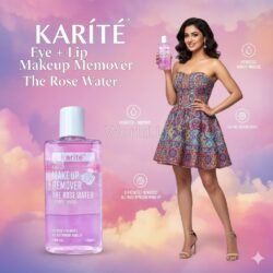 KARITE Eye + Lip Waterproof Makeup Remover the Rose Water kmrw 180ml