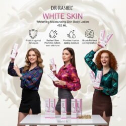 23cd489e9cc1c8a43eeaf6744b2f3b24.jpg Dr. Rashel WHIiTE SKIN Whiitr tening Moisturizing Skin Body Lotion drws 452 ML