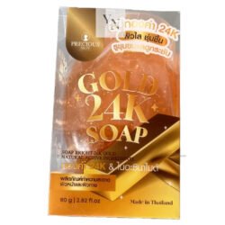 Precious Skin go4k Made in Thailand Gold 24K Soap for Face & Body - 80g