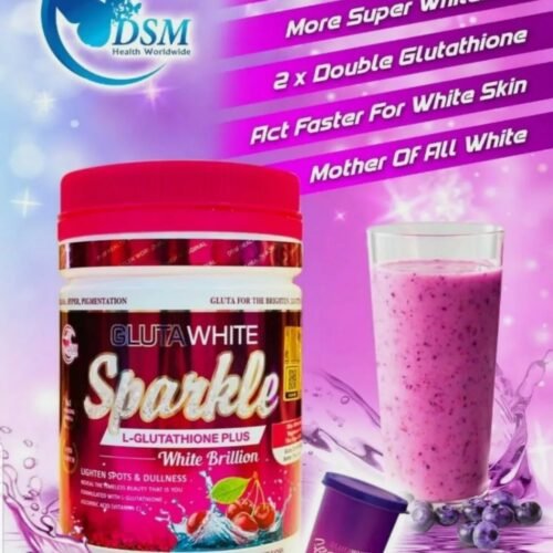 2602647568891bad3841c94f7682ff29.jpg DRINKING GLUTA WHITE SPARKLE L-GLUTATHIONE Spkl COLLAGEN and Ascorbic Acid Vitamin C plus Best 2x Skin WHITENING Supplement POWDER