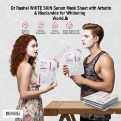 28d1823940cca8a9725ba978784a1cae.jpg Dr Rashel WHITE SKIN Serum Mask Sheet With drwm With Arbutin & Niacinamide