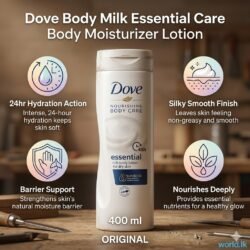 2c333765b4de4eb1ea48f3d7038c4138.jpg 400 ml Original Dove Body Love (dlds) Essential Care Body Lotion for Deeply Nourishes Dry Skin