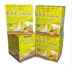 THAILAND WHITENING DRINKING Acorbic NATURAL Vitamin C 1000 AVC Orange Powder Drink