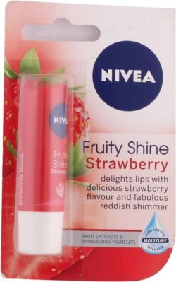 NIVEA Strawberry / Cilek Fruity Shine Moisture Lip Care Balm (Nsfs)