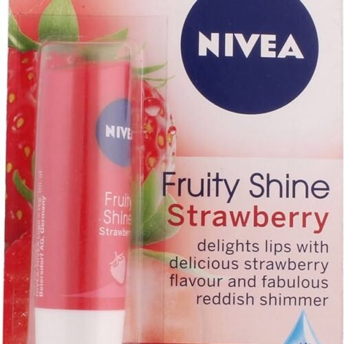 NIVEA Strawberry / Cilek Fruity Shine Moisture Lip Care Balm (Nsfs)