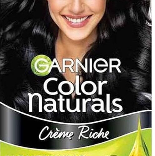 36f5aeddbb29b09fa02b259134a5a402.jpg GARNIER 1bvc Colour Naturals Creme hair color, Shade 1 Natural Black, 35ml + 30g from INDIA