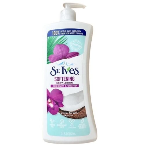 Naturally Indulgent Coconut Milk & Orchid 621 Ml St. Ives Original Australia or New Zealand Sbco Softening Body Lotion