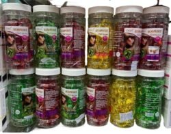 Hair Vitamin E Repair Damaged Hair vehc Essence (60 Capsules) Hair treatment and Hair Growth