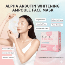 3fccfd2a393f4d79fa9e8940ecd03cdb.png Alpha Arbutin WhitT-*ening Ampoule Face Mask ABAM Skin Brightening Dark Spot Reduction Made in Thailand