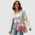 40a3124a5a8982cdfe67a0b79239d895.jpg Made in Thailand Original Elegant New Trend Style (tlad) Handbag for Women – Luxury croc Leather Pink & Light Pink Colour with Shoulder Strap