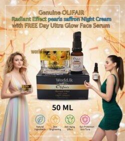 40b92c7f3ee134566a91c67496a99681.jpg Genuine OLIFAIR Radiant Effect pearls saffron Night Cream with FREE Day Ultra Glow Face Serum Orec
