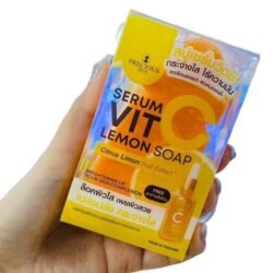 41ce777fead794df516ec257ad9abf11.jpg VITAMIN C LEMON Body and Face Serum Soap THAILAND Precious Skin Pstc 70g